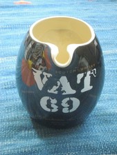 Whisky Wasserkrug Eiskrug VAT 69 Finest Scotch Whisky Karaffe Vintage Patina rar