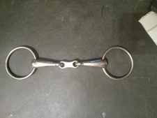 New Loose Ring Snaffle Bit 5 3/4 in mouth stainless steel french link dr bristol