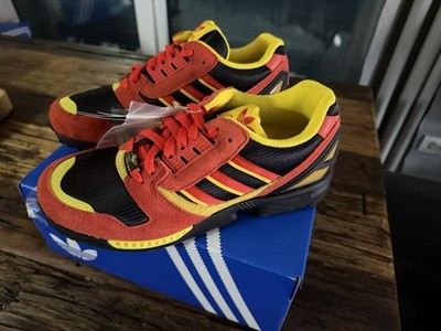 adidas ZX 8000 Herren Archive Sneaker Orange/Schwarz/Gelb EU 42 LA0975
