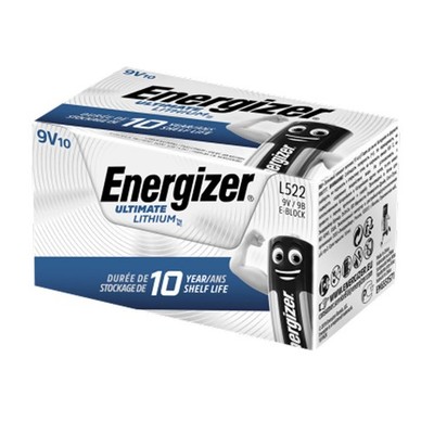 Energizer Ultimate Lithium L522 9V Block (10er Box)