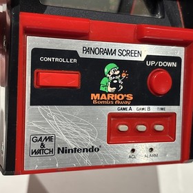 Rare 1983 Nintendo Game & Watch Mario's Bombs Away Panorama Screen TB-94 Working