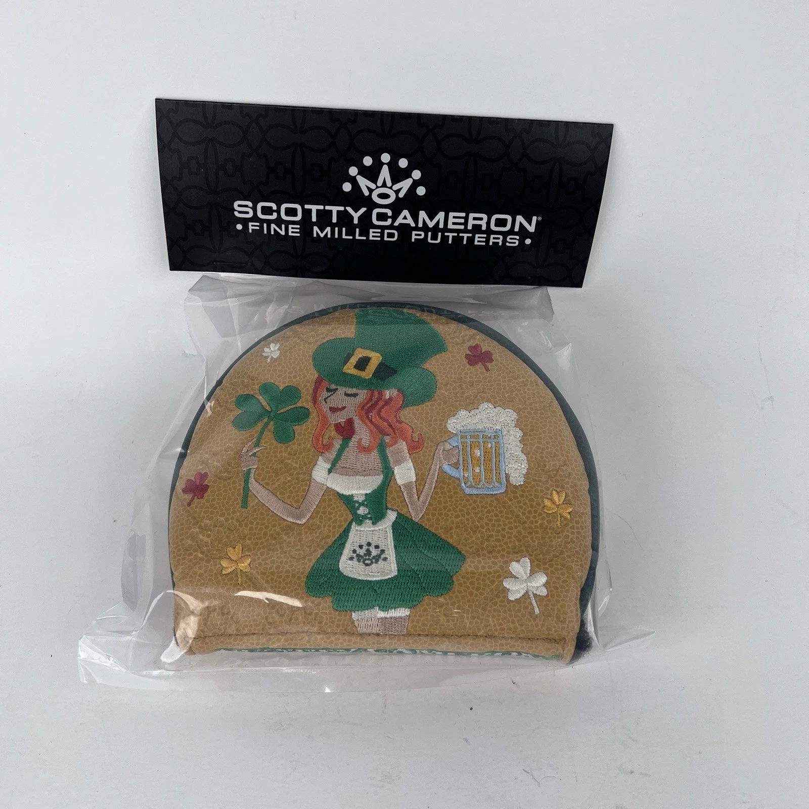 Scotty Cameron 2026 St. Patrick's Day Lucky Lily Mid Round RH Putter Headcover