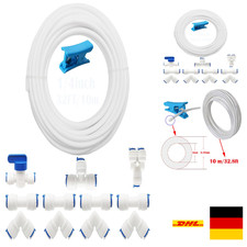 Wasserzulaufleitung Anschluss-Set Universal 10m 1/4 Zoll Lebensmittelsicher