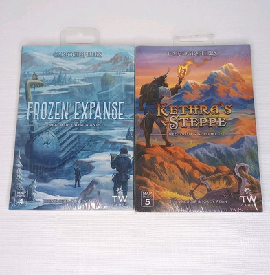 Cartographers Thunderworks Games Map Pack 4,5 Bundle New