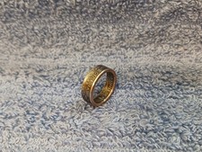 Georgia, Handcrafted Washington Quarters coin ring, size 6  1999