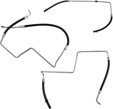 TRQ Power Steering Pressure Return Hose Set 3pc for Trailblazer Envoy