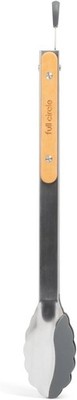 2-in-1 Cooking Tongs 12-Inch   Dual-Sided Silicone & Stainless Steel