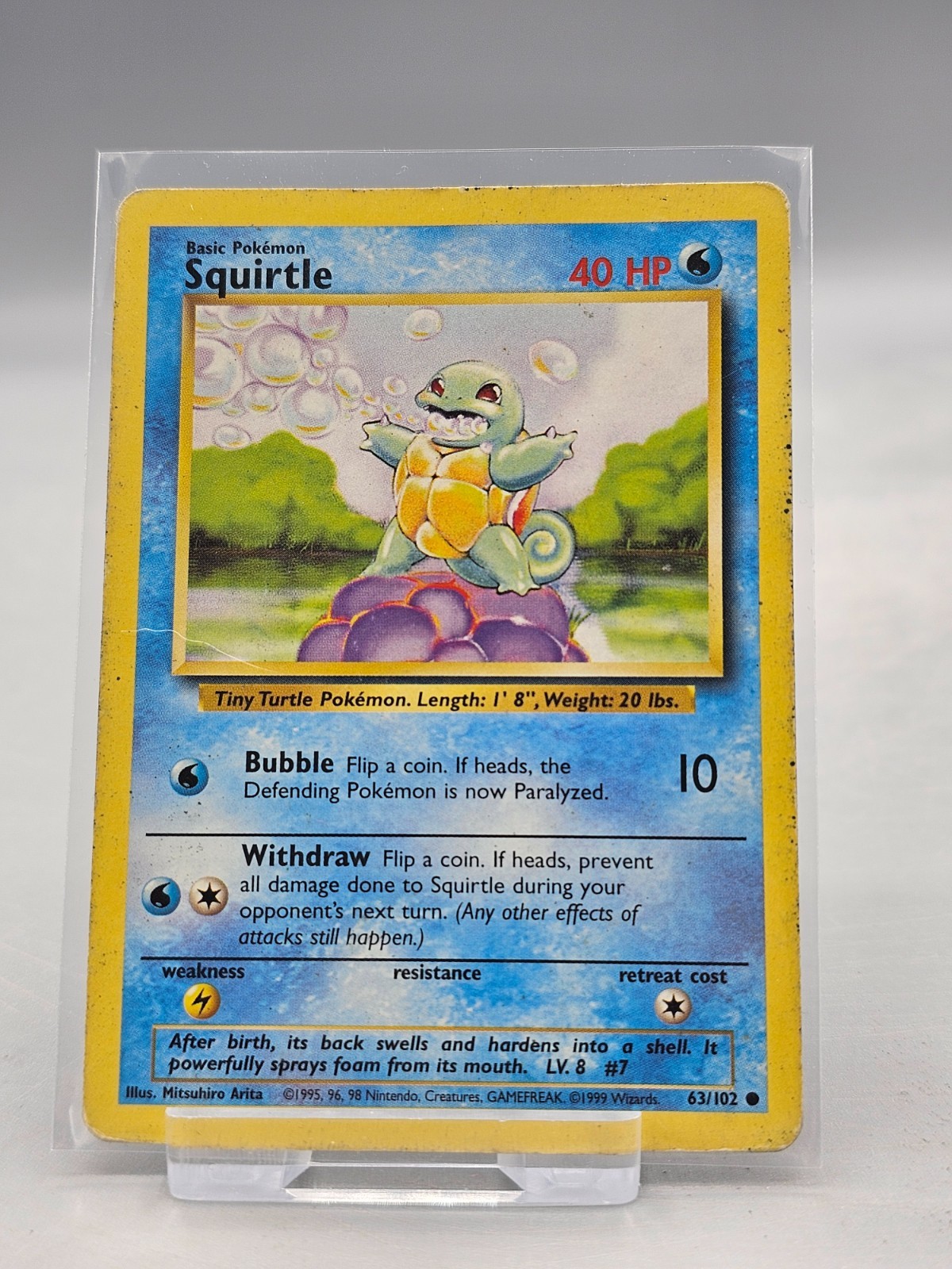 1999 squirtle pokemon card Pokemon, 1999: Squirtle #16