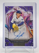 ROKI SASAKI 2025 TOPPS INCEPTION PURPLE ROOKIE RC AUTO /99 #RESA-RS Q1940