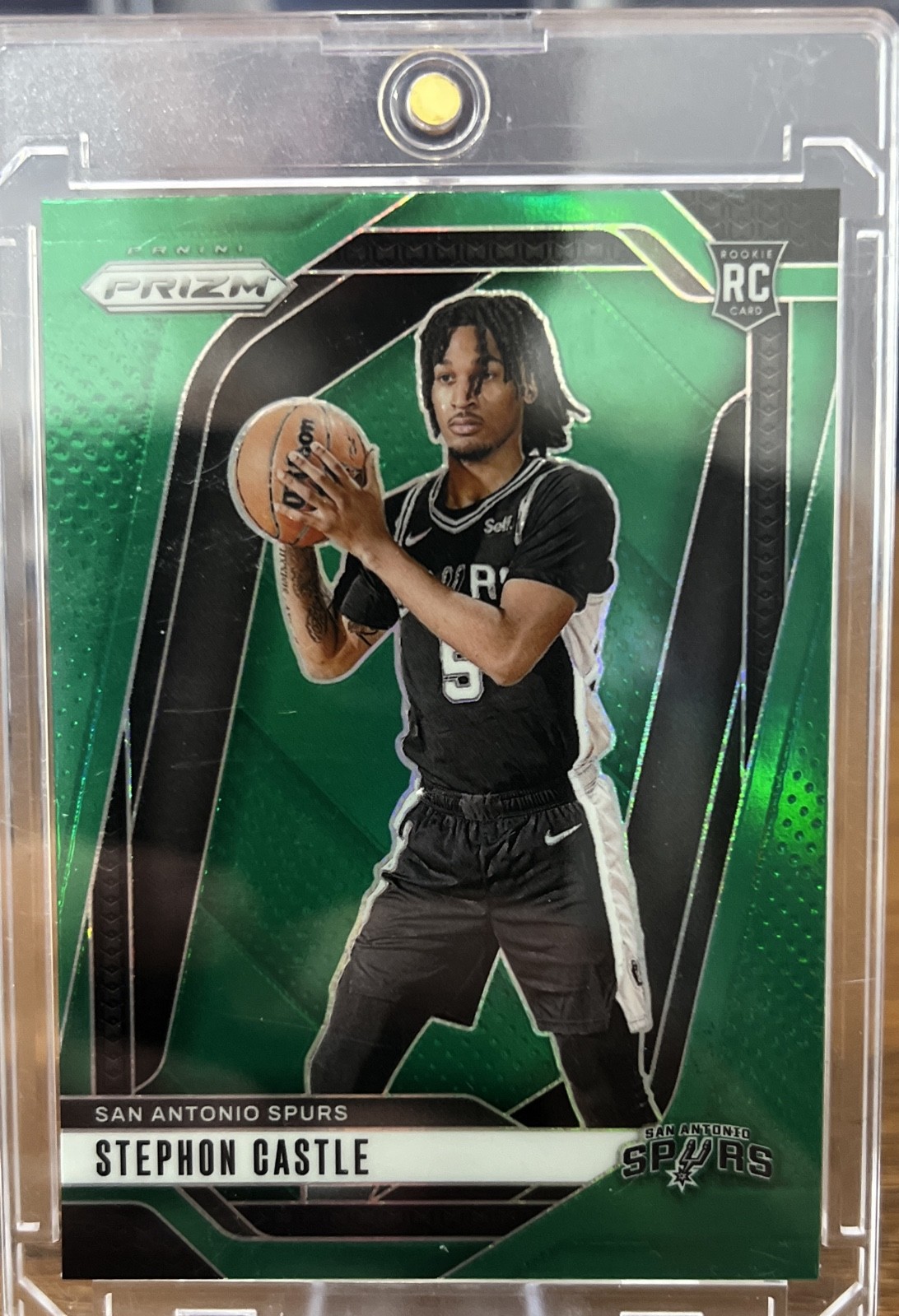 2024-25 Panini Prizm - Stephon Castle #234 Green Prizm (RC)