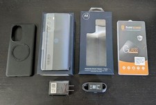 Motorola Moto Edge 2022 Unlocked 512GB XT2201-3 Cosmos Blue RARE FOLIO INCLUDED