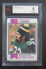1973 Topps Franco Harris #89 Rookie BVG 6 Pittsburgh Steelers DA996