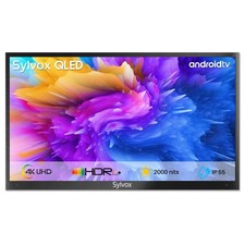 Sylvox QLED 43in Outdoor Smart TV 2000 Nits Ultra High Brightness 4K Anti-Glare