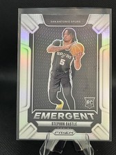 Stephon Castle Silver Prizm Rookie Card Emergent 2024-25 Panini Prizm #29