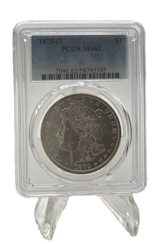 1879-O MORGAN SILVER DOLLAR PCGS MS62 -Better Date- Blast White