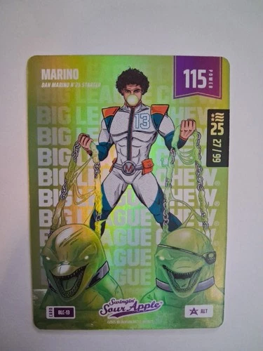 2025 Bo Jackson Battle Arena Dan Marino Big League Chew Sour Apple 27 /99
