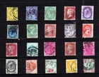 Queen Victoria  Stamp Selection  from  Old Album  GCV