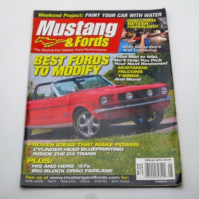 Mustang & Fords Magazine May 2006 Best Fords to Modify PRIMEDIA