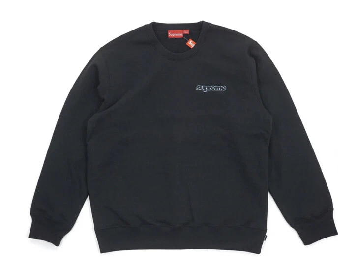 Sweat shirt Supreme Connect Crewneck noir neuf taille M FW18