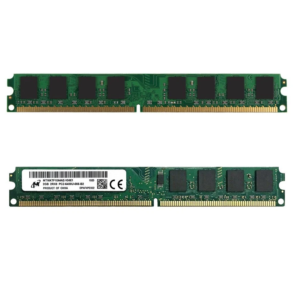 8GB 4x 2GB DDR2 800MHz PC2-6400U 240Pin DIMM Desktop Memory SDRAM Micron ZT BT - Image 4 of 4