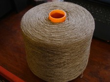 2/18nm (2 ply) Woollen Merino Lambswool yarn. BASALTE (Dark Mushroom melange)