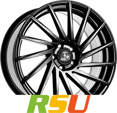Ultra Wheels UA9 Storm black rechts 8x18'' ET47 LK5 112 ML 66.5 Alufelgen 18 Zoll