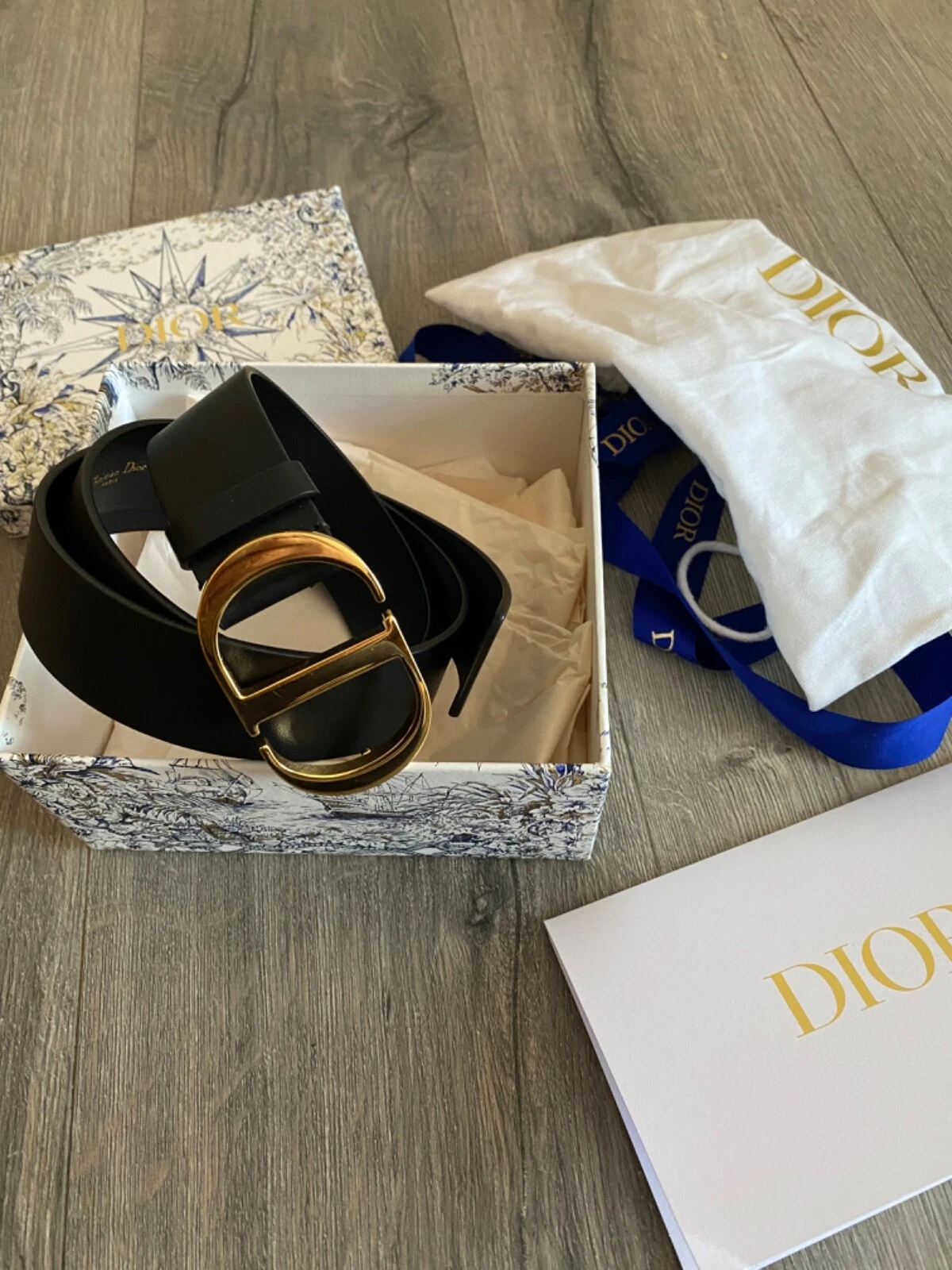 Dior 30 montaigne ceinture femme 90cm