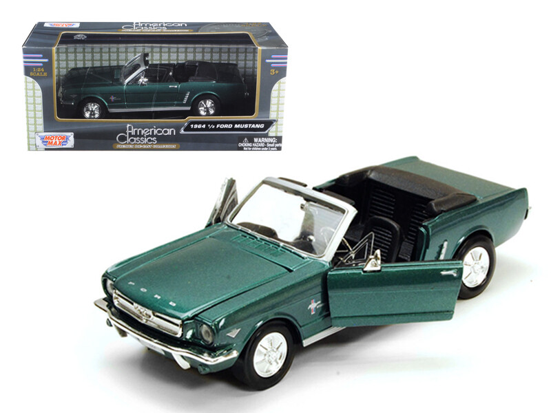 1964 1/2 Ford Mustang Convertible Green Metallic 1/24 | eBay