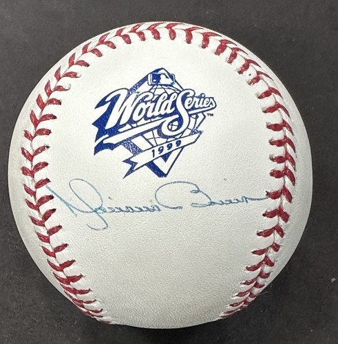 Mariano Rivera Signed Yankees 1999 World Series Logo Baseball MVP Auto Steiner - Picture 2 of 10