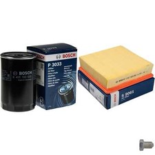 BOSCH Inspektionspaket Filterset für VW Polo Coupe 86C 80 1.3 Cat Audi