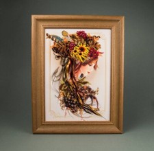 Set for embroidery with beads "Autumn" Bead Embroidery Kit for Home