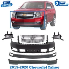 Front Bumper Cover & Grille Assembly For 2015-2020 Chevrolet Tahoe / Suburban