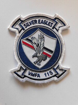 PATCH US NAVY USN :  VMFA 115 SILVER EAGLES