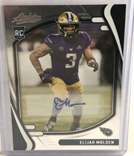 2021 Elijah Molden Absolute RC AUTO #146. TITANS Rookie CB from Washington