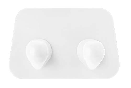 VIGAR APPENDOLO Multiuso Doppio Gancio Compact Grigio Chiaro, 11,6 x 7,5 (y2h)