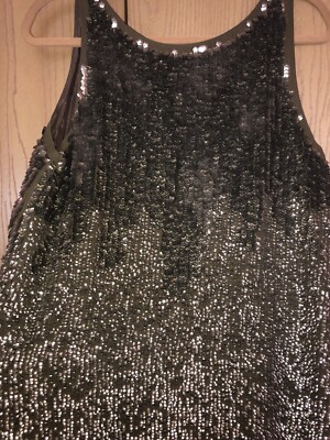 ted baker brown sequin dress Jadeaa Sequinned Long Sleeve Midi Dress Natural