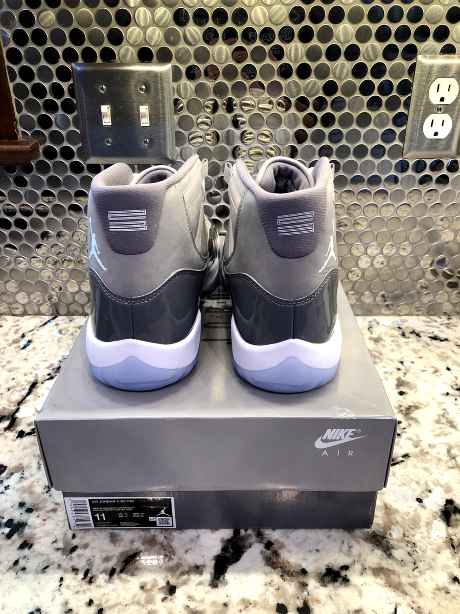 100% Authentic Air Jordan 11 Cool Grey Size 11 Brand New | eBay