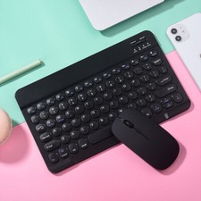 Bluetooth keyboard mouse suit mute Rechargeable Portable for iOS Windows Android