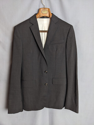 DSquared2 Slim-Fit 'Paris' Charcoal Striped Wool Suit EU 48
