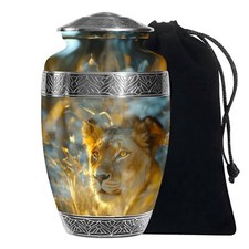Lion Cremation Urns For Human Ashes Large Urns For Human Ashes Adult 10 Inch