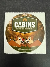 Disney’s Fort Wilderness CABINS Resort DVC Stickers Scrapbook Chip & Dale NEW!