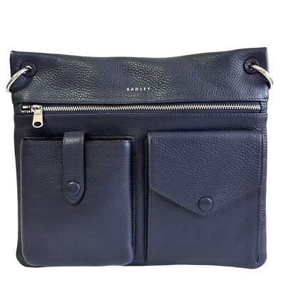 RADLEY Handtasche Ink Blue Leather Medium Crossbody Bag - Wilton Way - UVP 199£