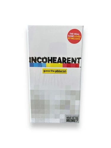 Incohearent (Guess The Gibberish) Adult Party Game SEALED NEW