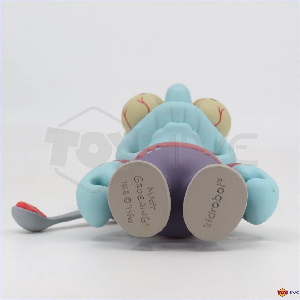 Simpsons KidRobot X Zombie Bart displayed 6-inch vinyl figure 2013 very worn box - Image 4 of 4