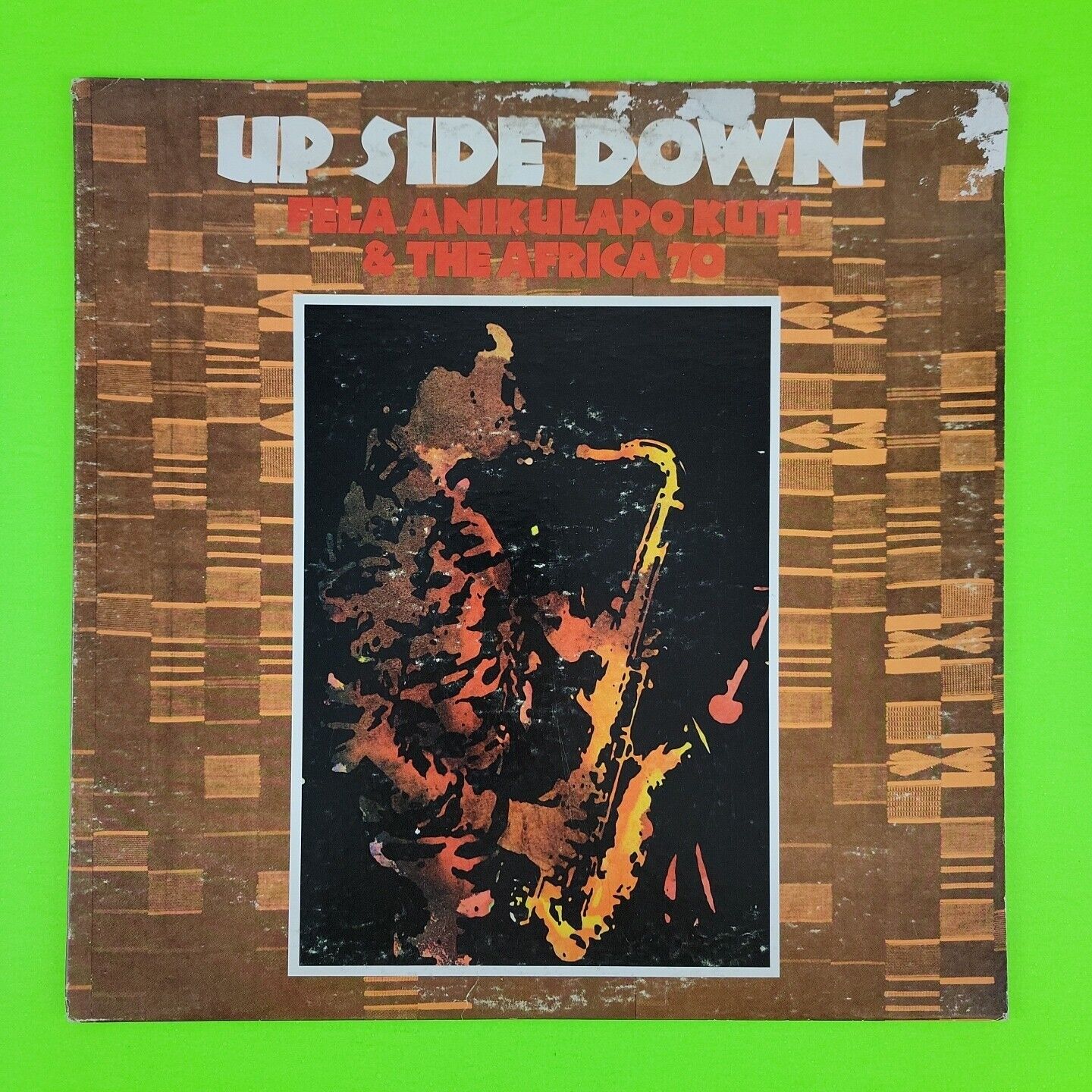 Fela Anikulapo Kuti & The Africa 70 Up Side Down LP 1976 SP-44290 EX ULTRASONIC