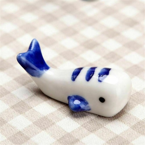 Lovely Animal Ceramic Chopsticks Spoon Fork Holder Kitchen Chopstick Rest Stand - Picture 25 of 27