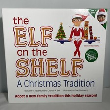 The Elf On The Shelf A Christmas Tradition Blue Eye Girl  Storybook Set New