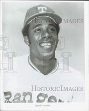 Press Photo Elliott Maddox, Outfielder, Texas Rangers Baseball Team - lrs29661