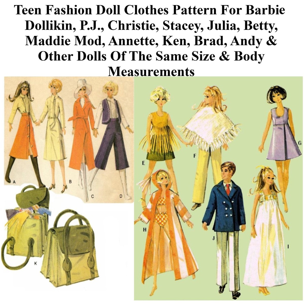 Clothes Templates Pdf Barbie Doll Clothes Patterns Barbie Clothes