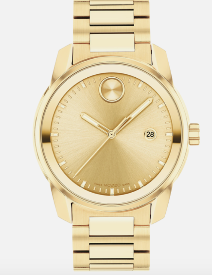 Movado Bold Verso 3600861 Swiss Watch Gold PVD 43mm Gold  display picture 1
